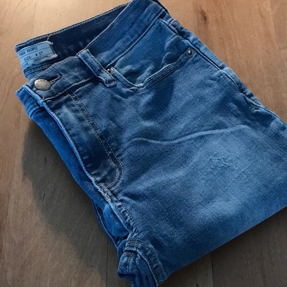 Free People Fringe Cuff Jeans - Picture 8 of 9